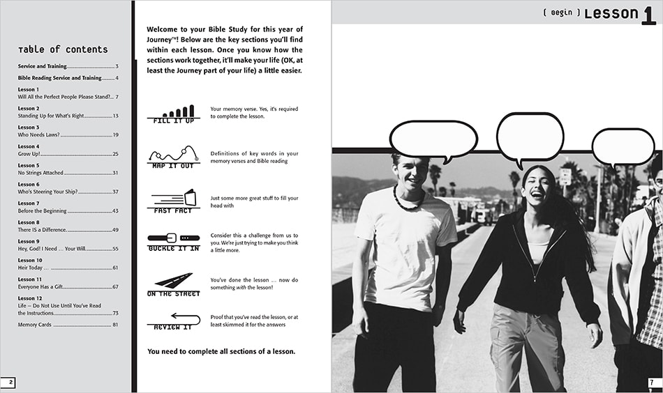 Table of Contents and Sample Lesson page 7
