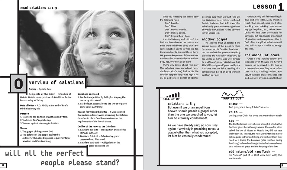 Sample Lesson page 8 and 9