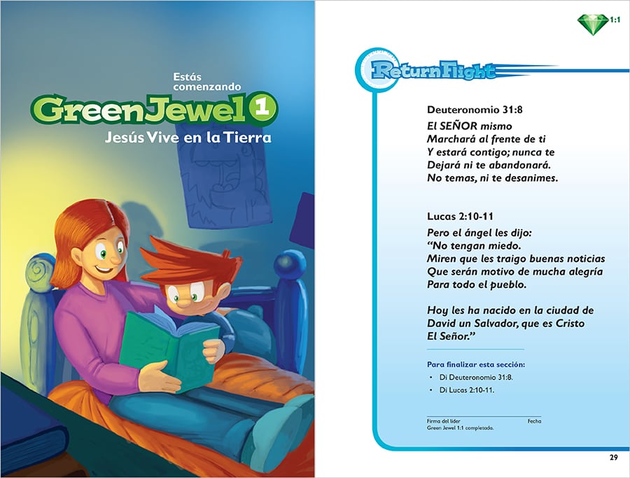 Sample Lesson page 28 and 29