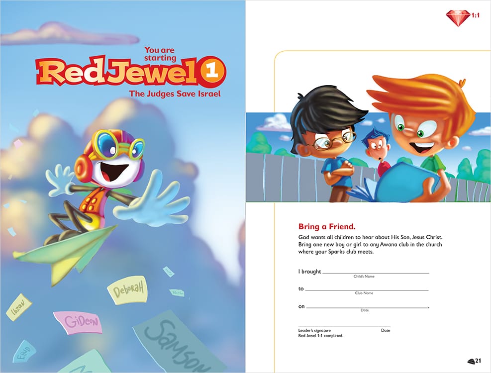 Red Jewel 1 - spread 1