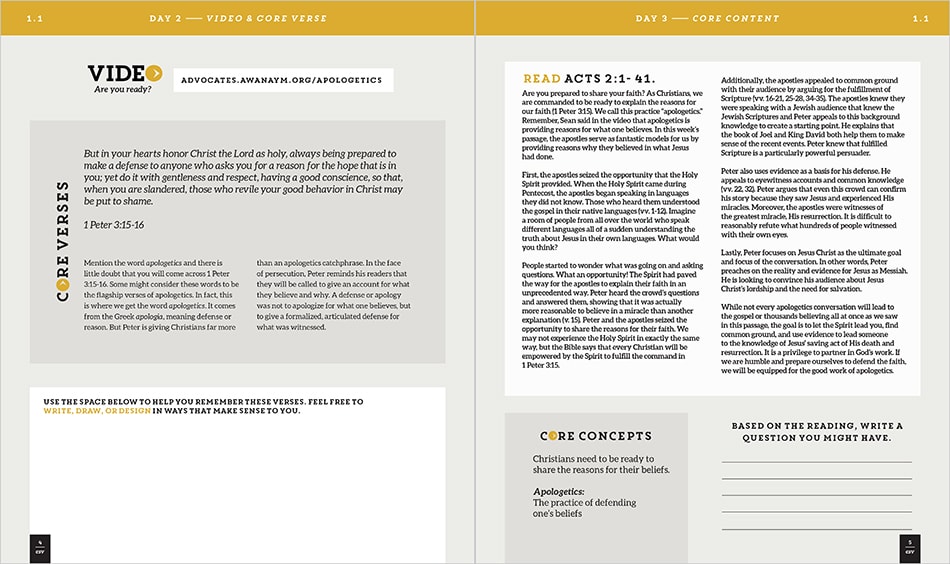 Sample Lesson page 4 and 5