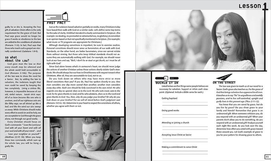 Sample Lesson page 10 and 11