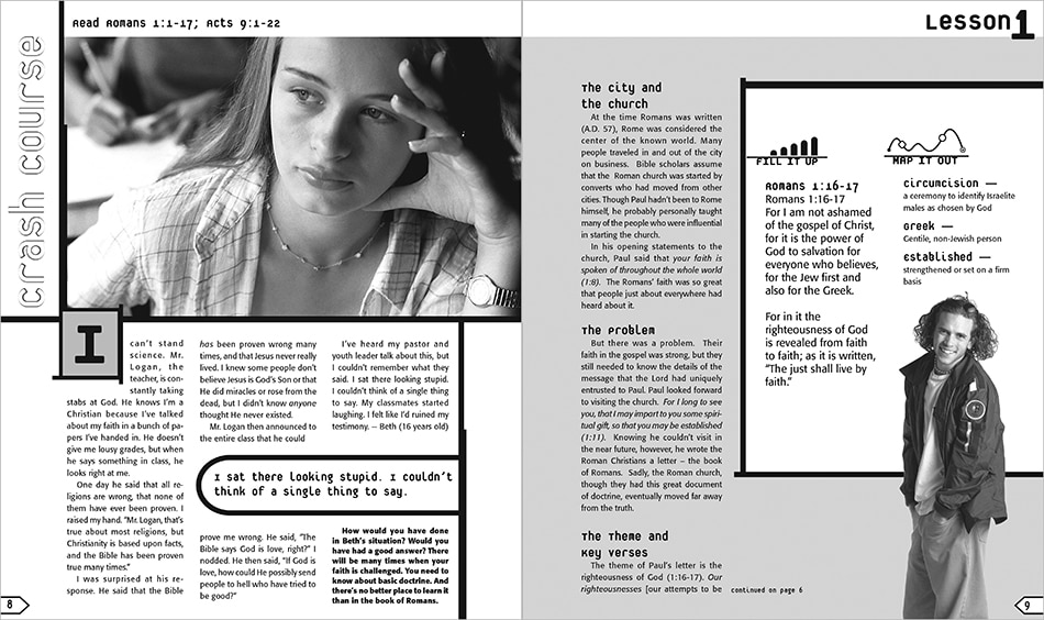 Sample Lesson page 8 and 9