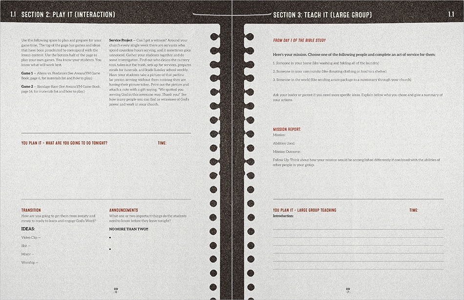 Sample Lesson page 6 and 7