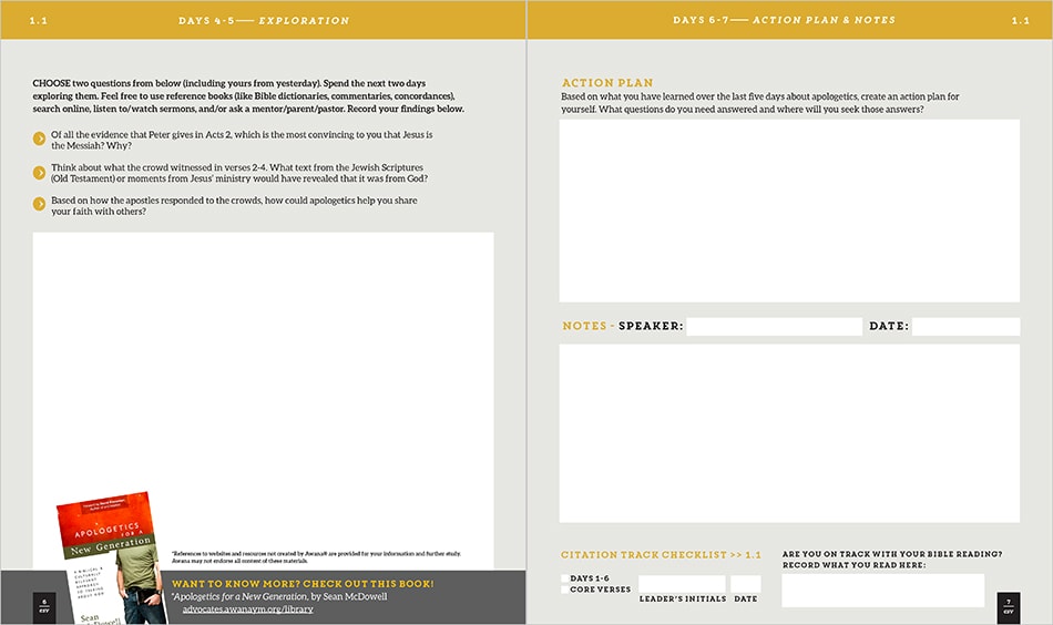 Sample Lesson page 6 and 7