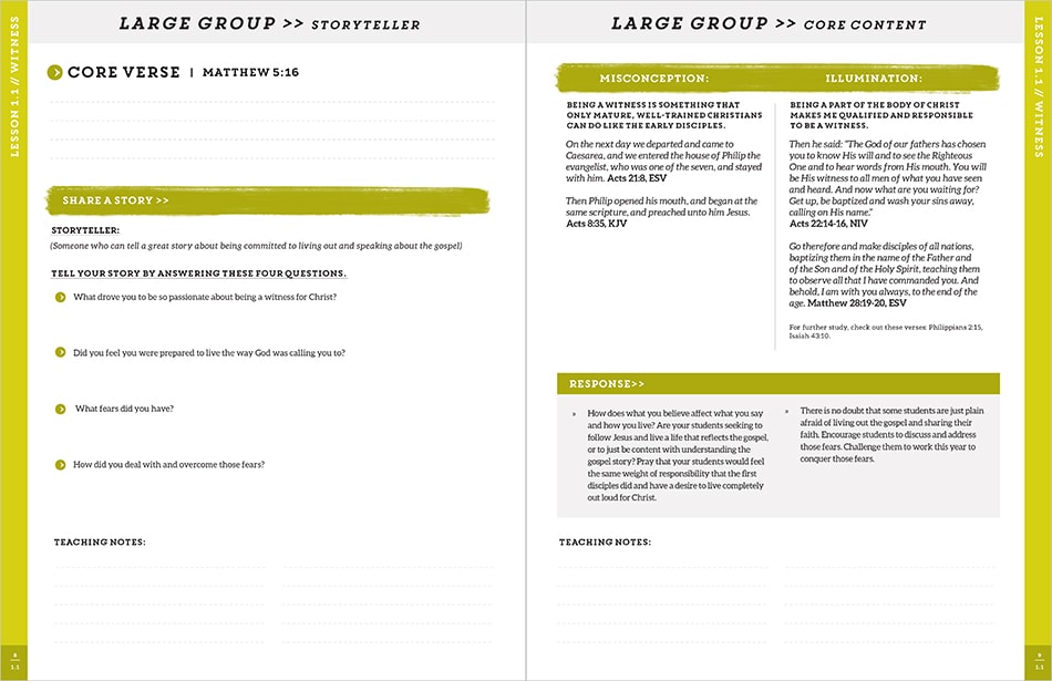 Sample Lesson page 8 and 9