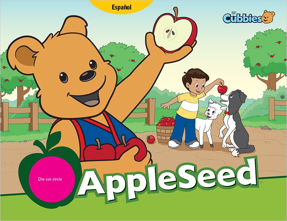 Awana Cubbies Appleseed Handbook Spanish Cover