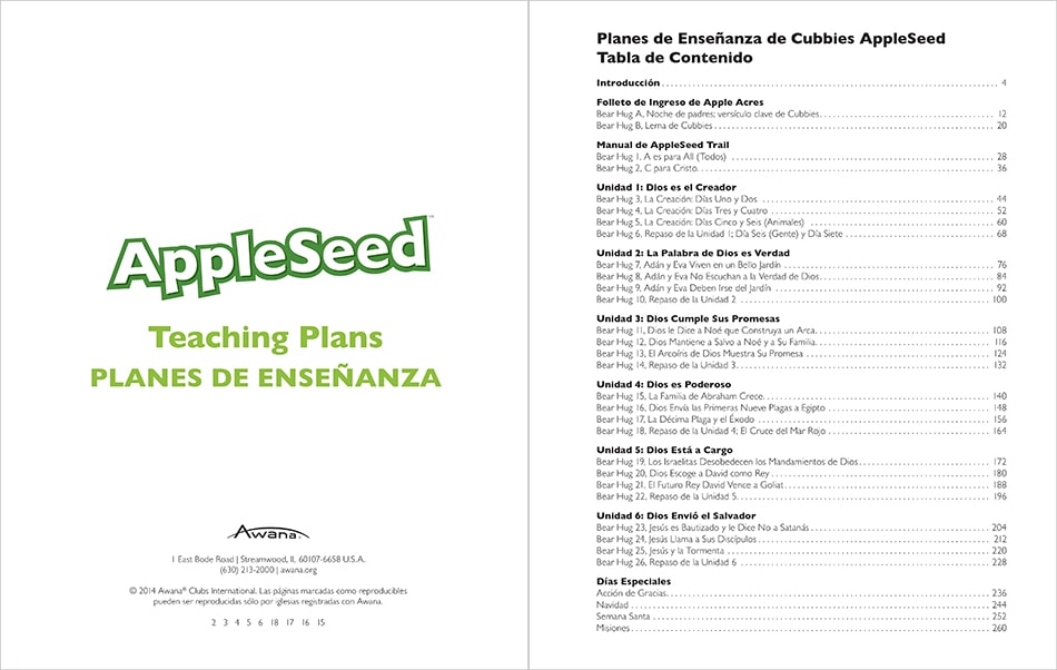 Copyright and Table of Contents