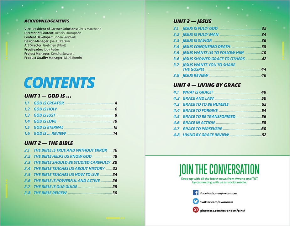Table of Contents