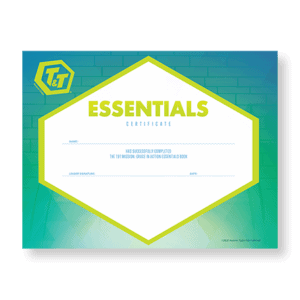 T&T Grace in Action Essentials Certificate